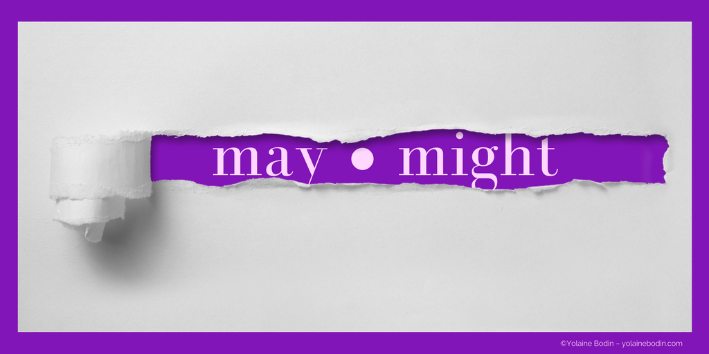 What’s the difference between might and may?