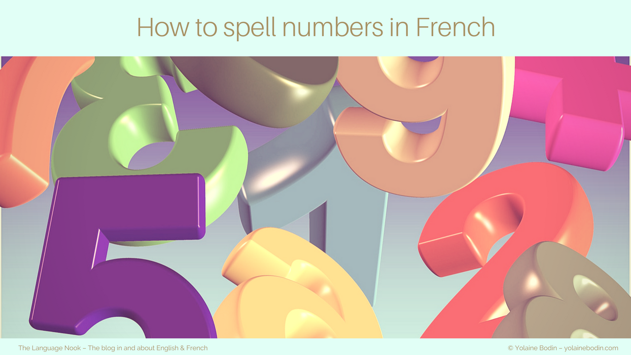 French numbers: spelling