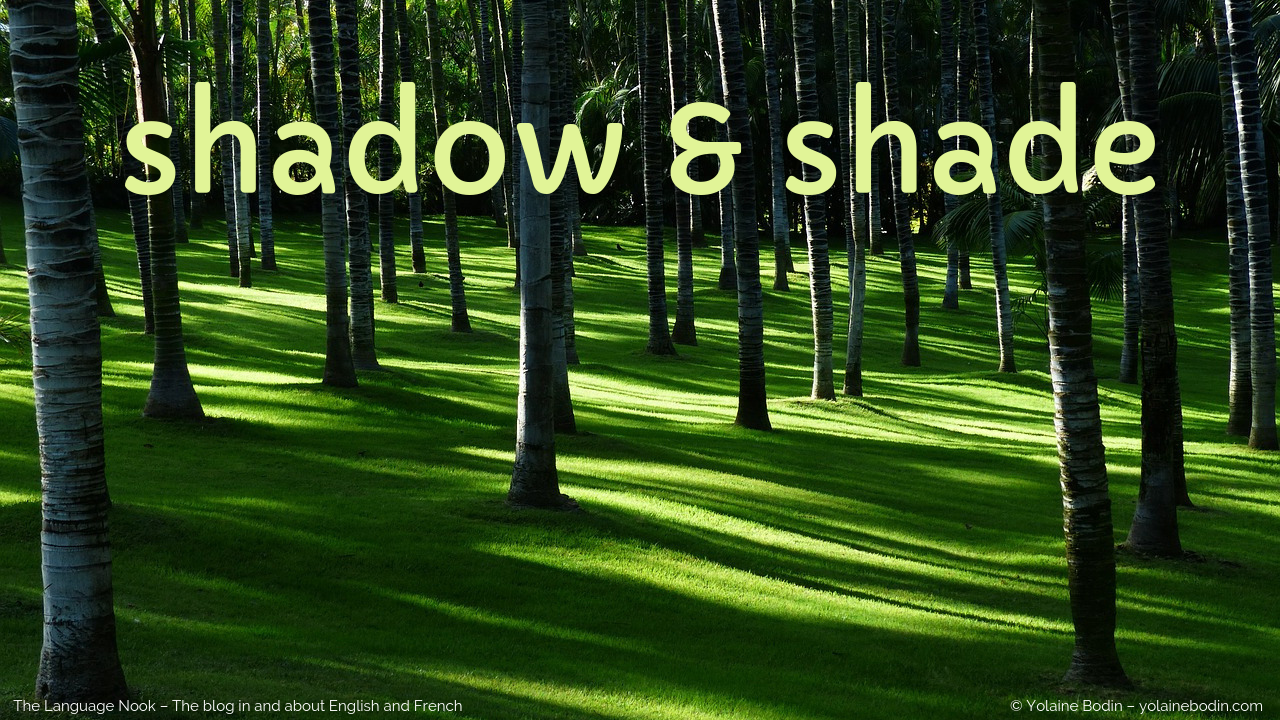 shade or shadow?