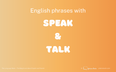 English phrases with Speak and Talk